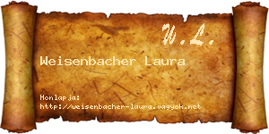 Weisenbacher Laura névjegykártya